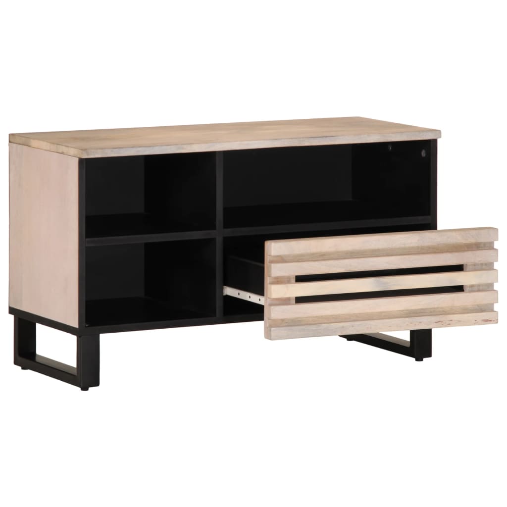 vidaXL Dulap TV, 80x34x46 cm, lemn masiv de mango