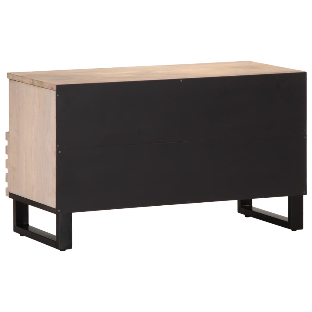 vidaXL Dulap TV, 80x34x46 cm, lemn masiv de mango