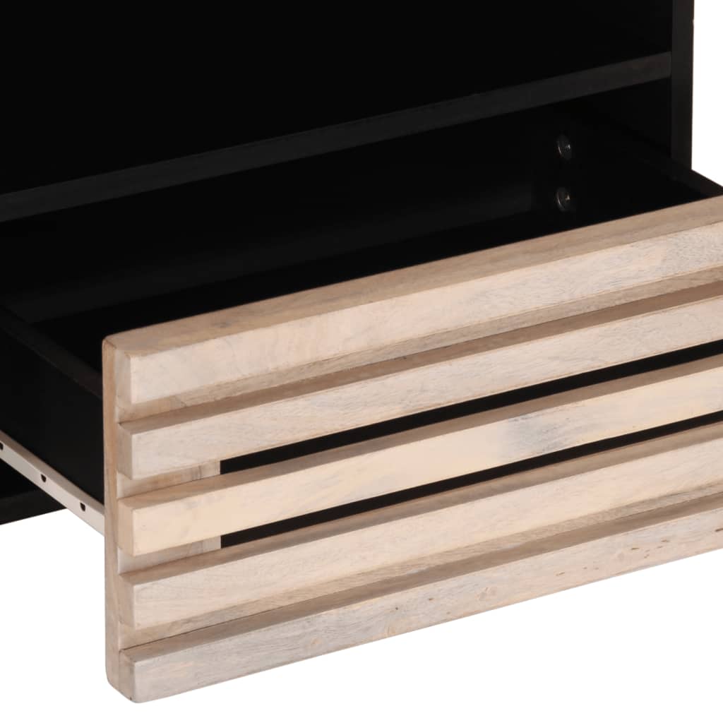 vidaXL Dulap TV, 80x34x46 cm, lemn masiv de mango