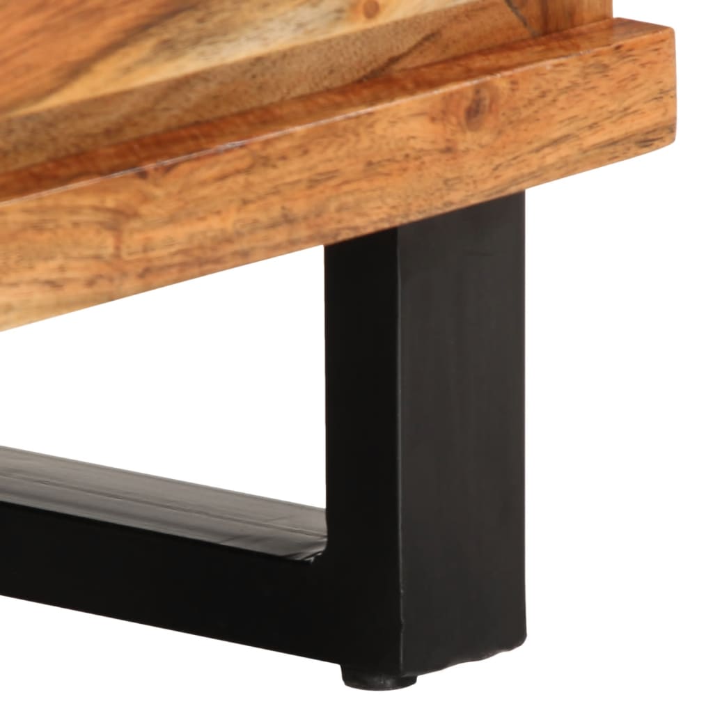 vidaXL Dulap TV, 100x34x46 cm, lemn masiv de acacia