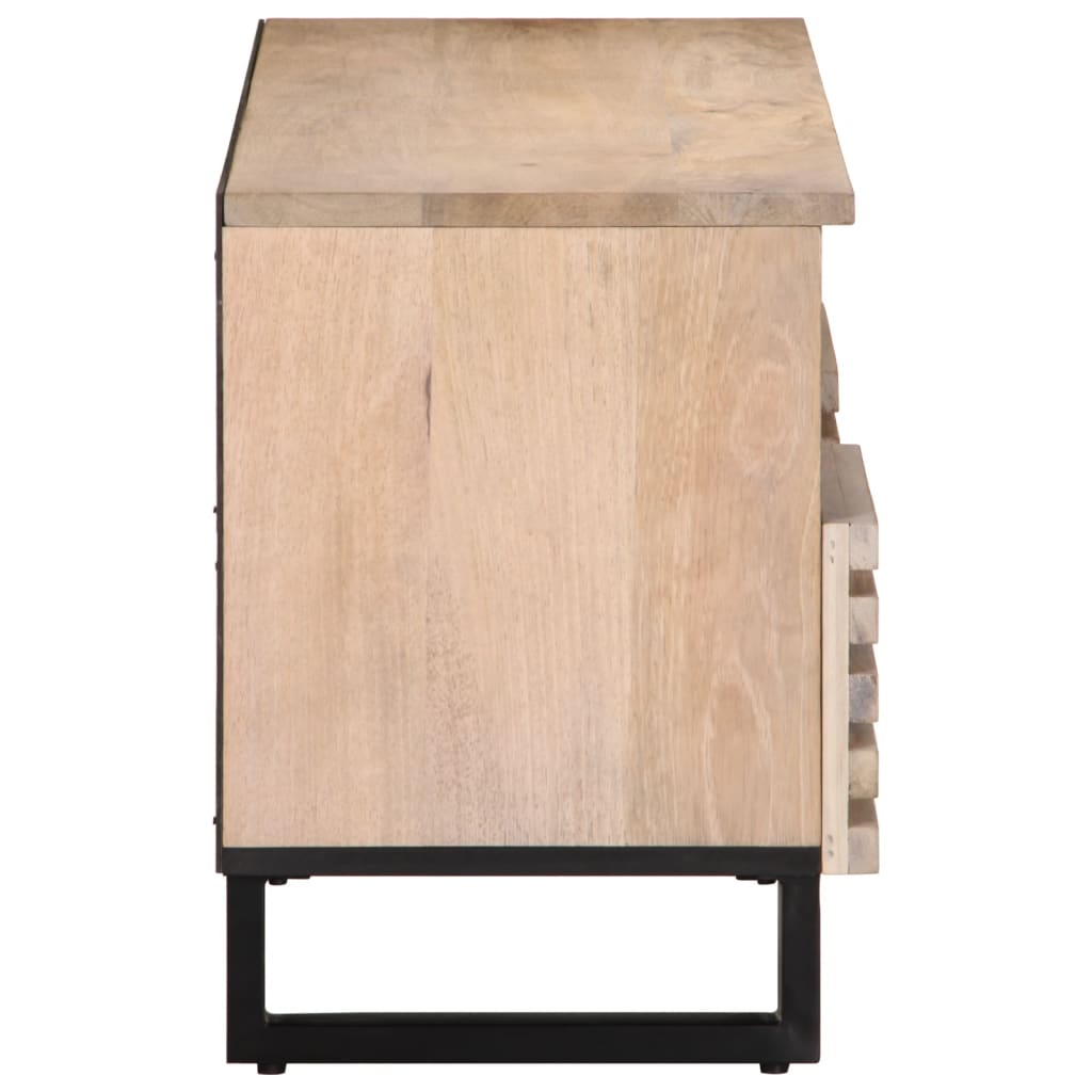 vidaXL Dulap TV, 100x34x46 cm, lemn masiv de mango