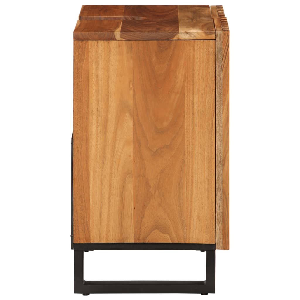 vidaXL Dulap pentru chiuveta de baie, 62x34x58 cm, lemn masiv acacia