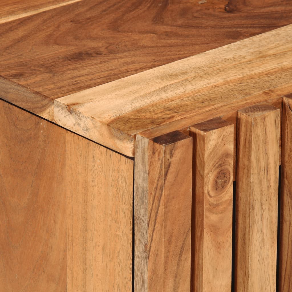 vidaXL Dulap pentru chiuveta de baie, 62x34x58 cm, lemn masiv acacia