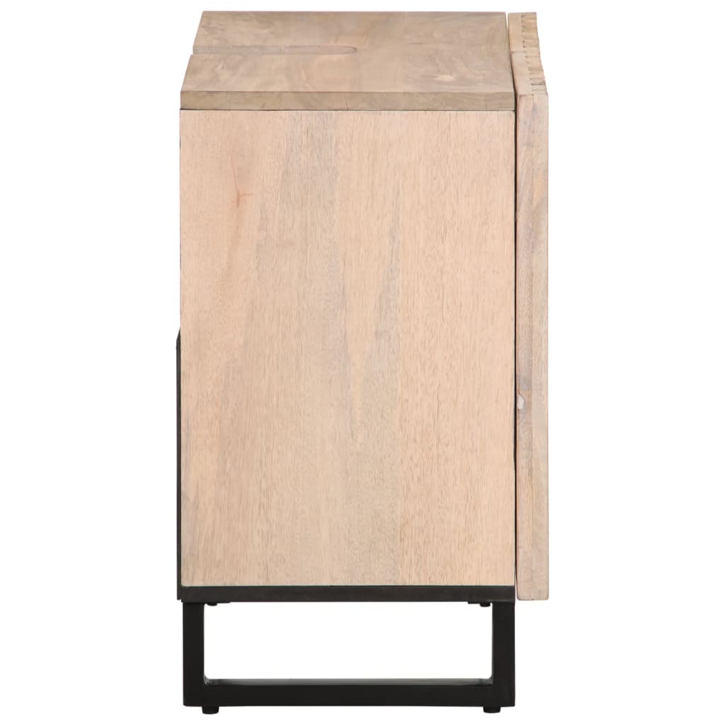 vidaXL Dulap pentru chiuveta de baie, 62x34x58 cm, lemn masiv de mango vidaXL Dulap pentru chiuveta de baie, 62x34x58 cm, lemn masiv de mango