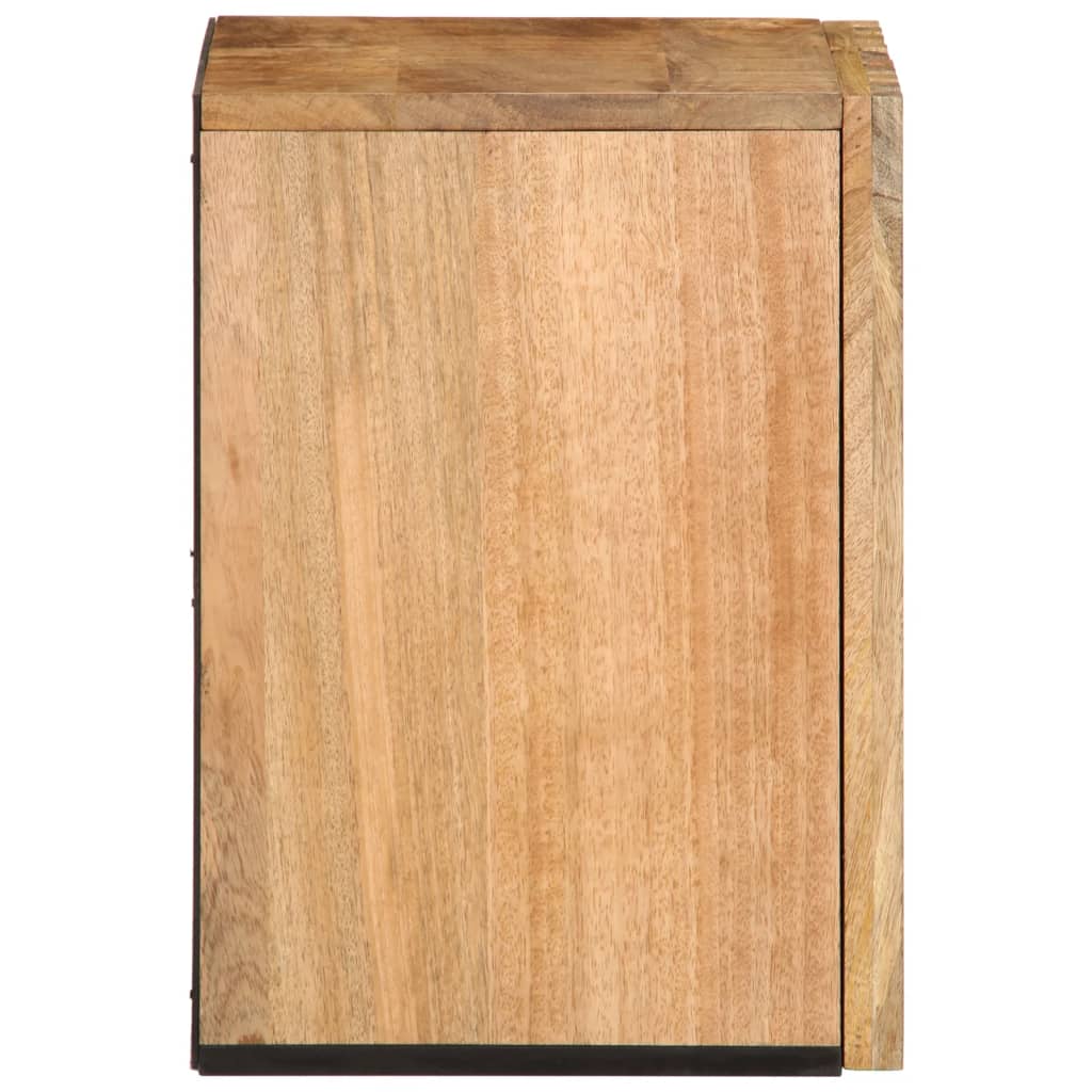 vidaXL Dulap de perete de baie, 38x34x48 cm, lemn masiv mango brut vidaXL Dulap de perete de baie, 38x34x48 cm, lemn masiv mango brut