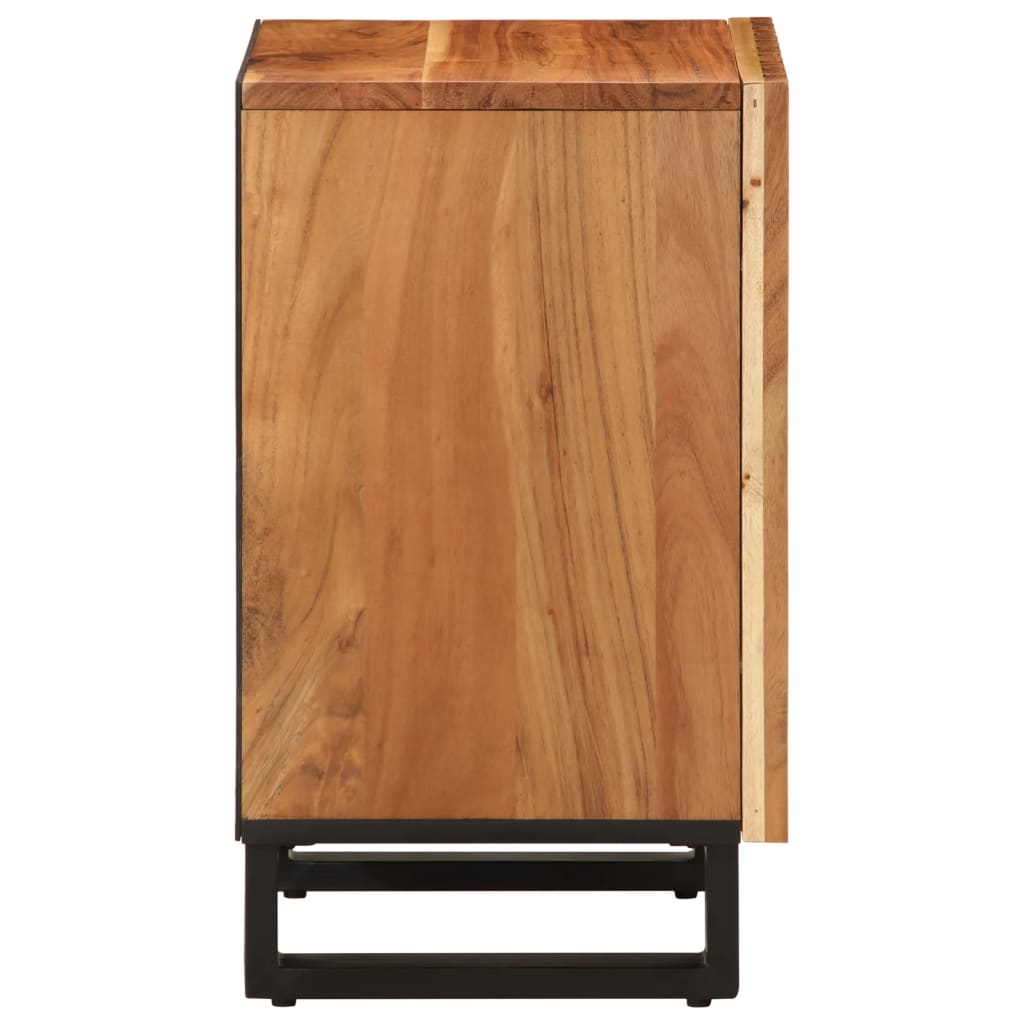 vidaXL Dulap de baie, 38x34x58 cm, lemn masiv de acacia