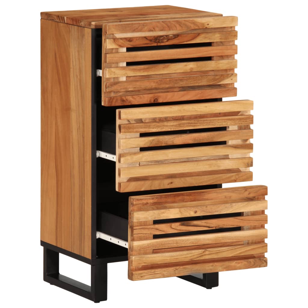 vidaXL Dulap, 40x34x75 cm, lemn masiv de acacia