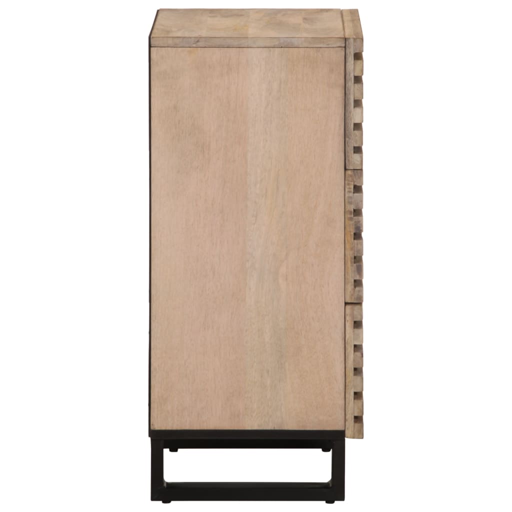 vidaXL Dulap, 40x34x75 cm, lemn masiv de mango