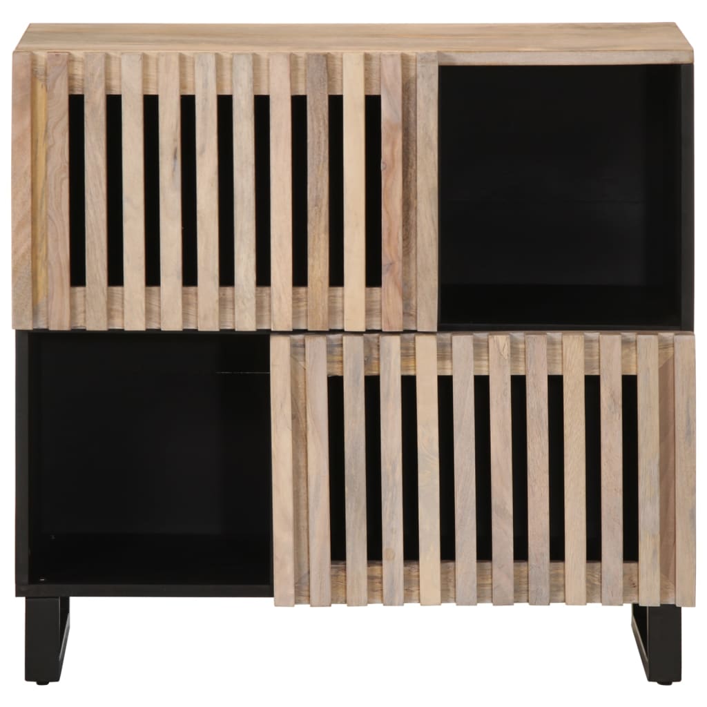 vidaXL Dulap, 80x34x75 cm, lemn masiv de mango vidaXL Dulap, 80x34x75 cm, lemn masiv de mango