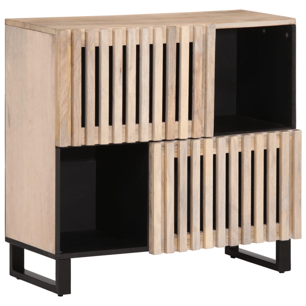 vidaXL Dulap, 80x34x75 cm, lemn masiv de mango vidaXL Dulap, 80x34x75 cm, lemn masiv de mango
