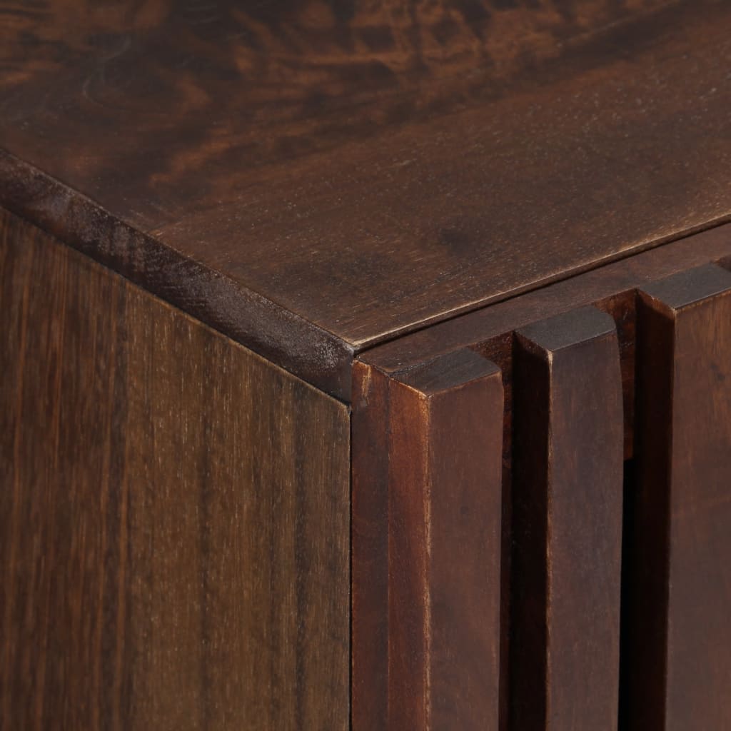 vidaXL Dulap, maro, 90x34x75 cm, lemn masiv de mango