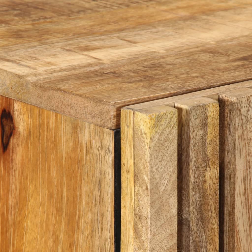 vidaXL Dulap înalt, 60x34x100 cm, lemn masiv de mango brut