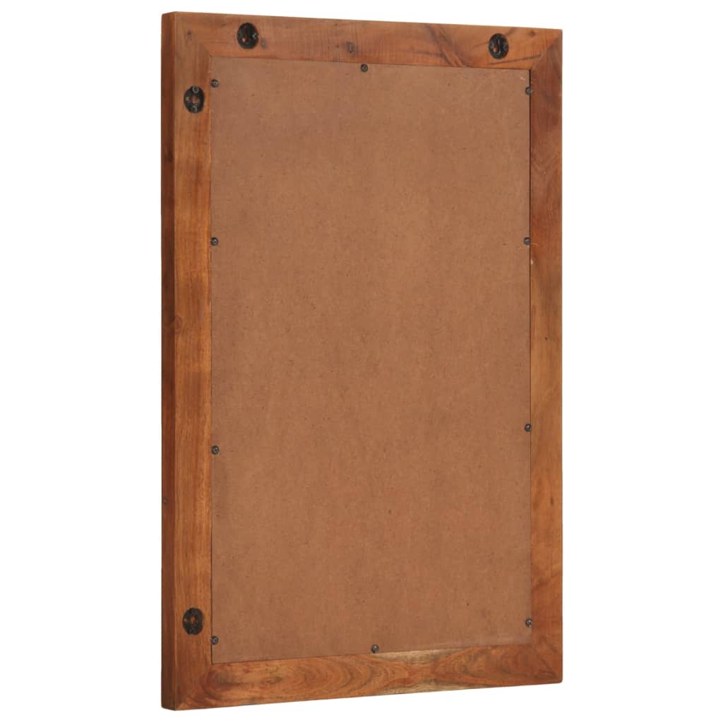 vidaXL Oglindă de baie, 50x70 cm, lemn masiv de acacia și sticlă vidaXL Oglindă de baie, 50x70 cm, lemn masiv de acacia și sticlă