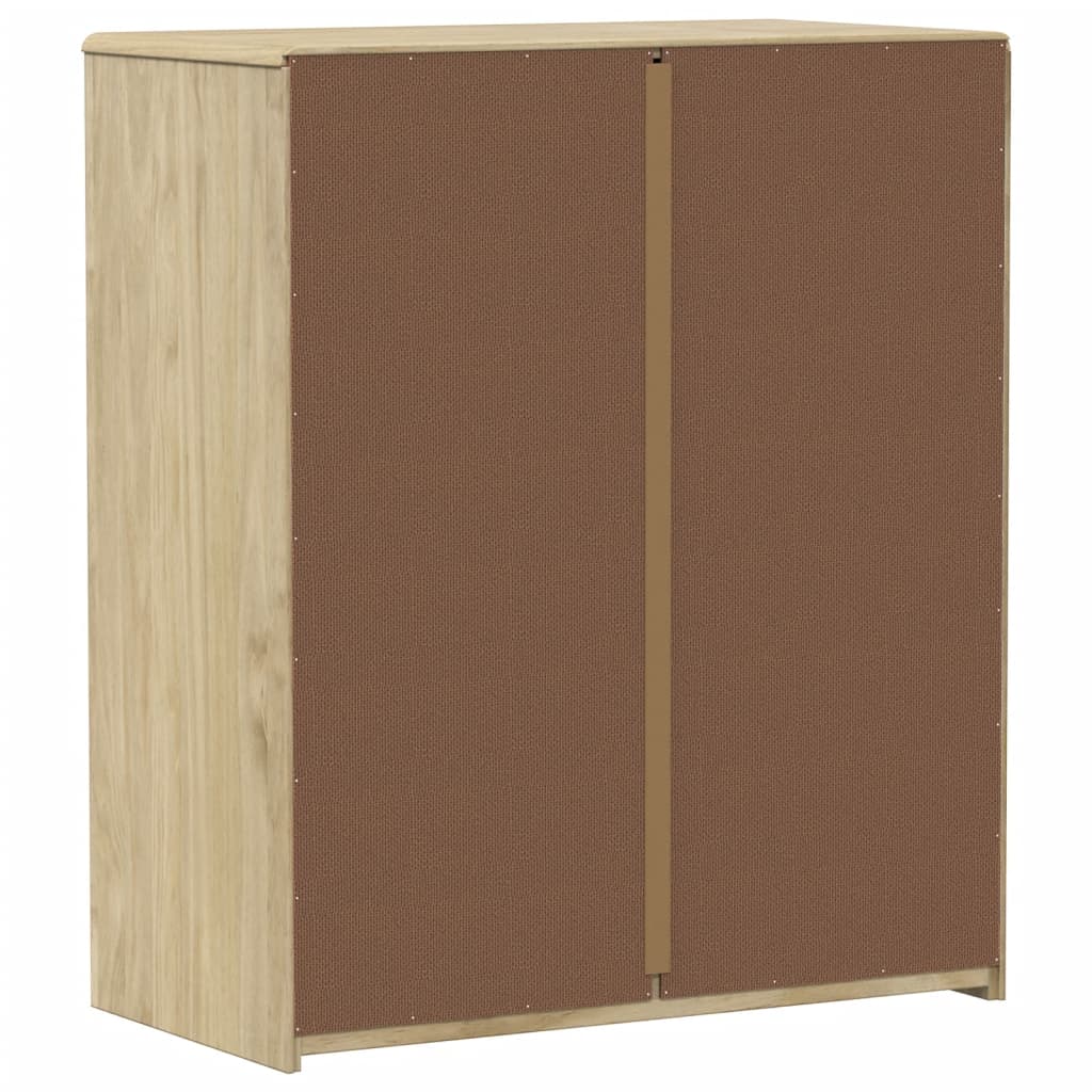vidaXL Dulap cu sertar SAUDA stejar, 76,5x39x91 cm, lemn masiv de pin vidaXL Dulap cu sertar SAUDA stejar, 76,5x39x91 cm, lemn masiv de pin