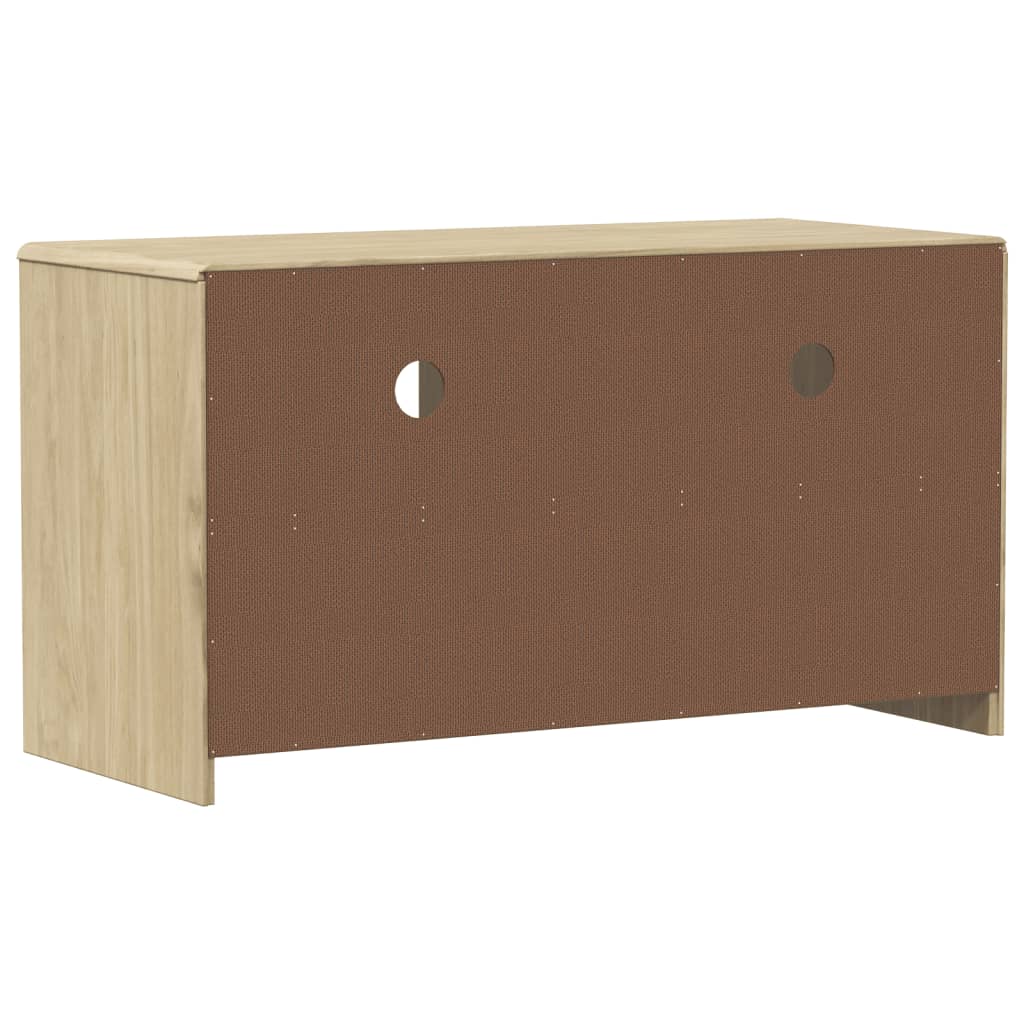 vidaXL Dulap TV "SAUDA", stejar, 99x43x55 cm, lemn masiv de pin