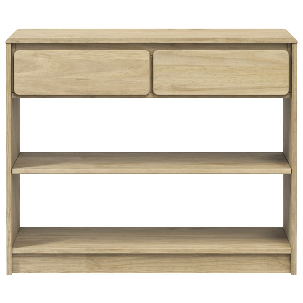 vidaXL Măsuță consolă "SAUDA", stejar, 89,5x36,5x73 cm, lemn masiv pin vidaXL Măsuță consolă "SAUDA", stejar, 89,5x36,5x73 cm, lemn masiv pin