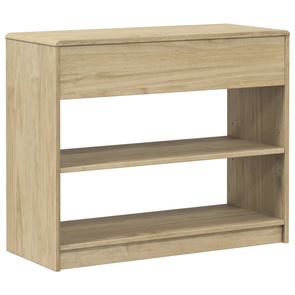 vidaXL Măsuță consolă "SAUDA", stejar, 89,5x36,5x73 cm, lemn masiv pin vidaXL Măsuță consolă "SAUDA", stejar, 89,5x36,5x73 cm, lemn masiv pin