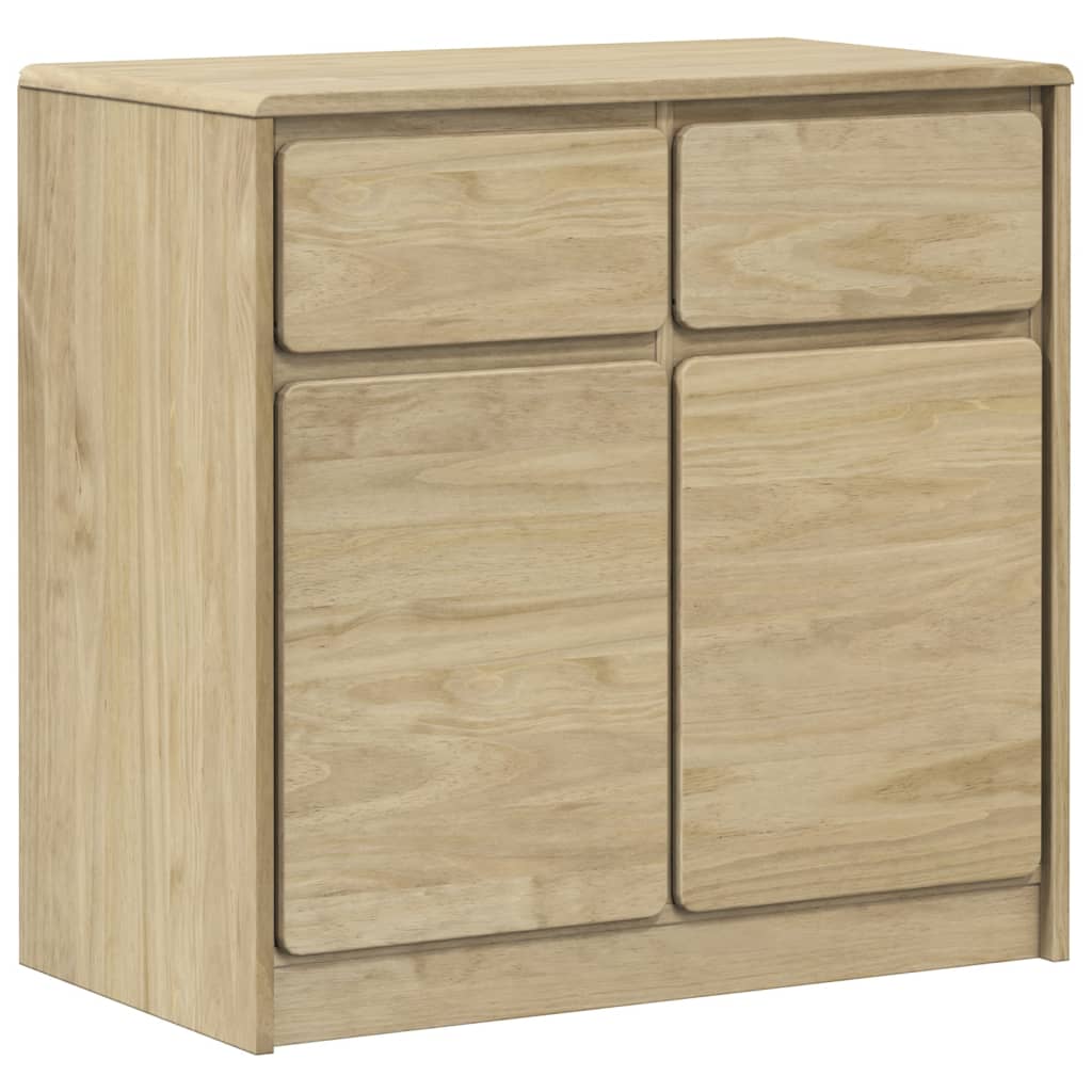 vidaXL Dulap "SAUDA", stejar, 80x43x75,5 cm, lemn masiv de pin vidaXL Dulap "SAUDA", stejar, 80x43x75,5 cm, lemn masiv de pin