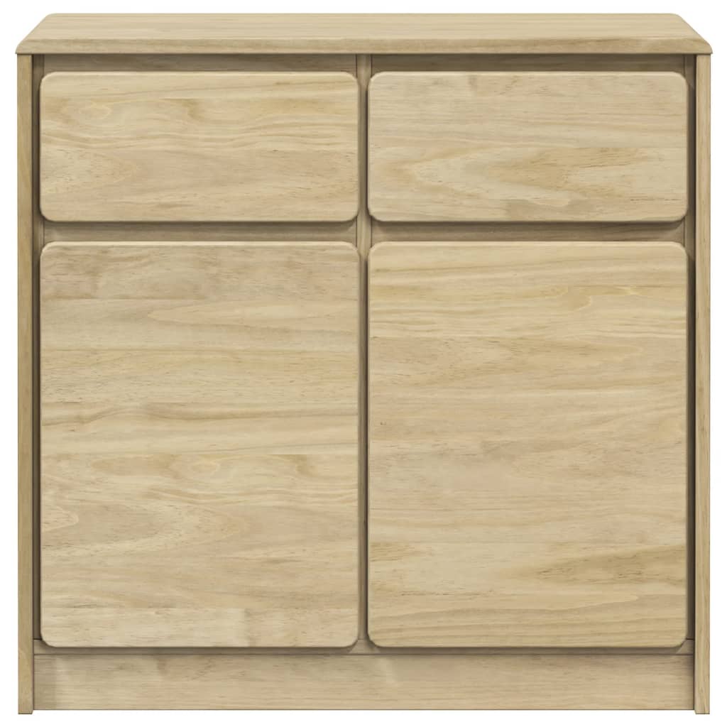vidaXL Dulap "SAUDA", stejar, 80x43x75,5 cm, lemn masiv de pin vidaXL Dulap "SAUDA", stejar, 80x43x75,5 cm, lemn masiv de pin