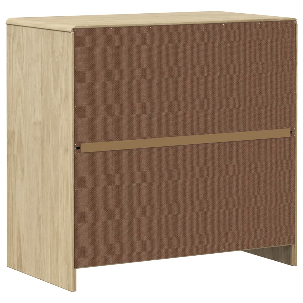 vidaXL Dulap "SAUDA", stejar, 80x43x75,5 cm, lemn masiv de pin vidaXL Dulap "SAUDA", stejar, 80x43x75,5 cm, lemn masiv de pin