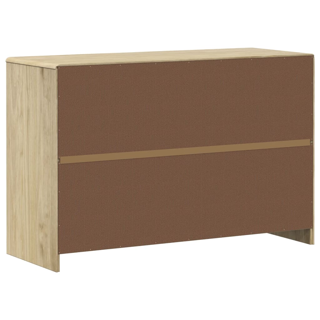 vidaXL Dulap "SAUDA", stejar, 114x43x75,5 cm, lemn masiv de pin vidaXL Dulap "SAUDA", stejar, 114x43x75,5 cm, lemn masiv de pin