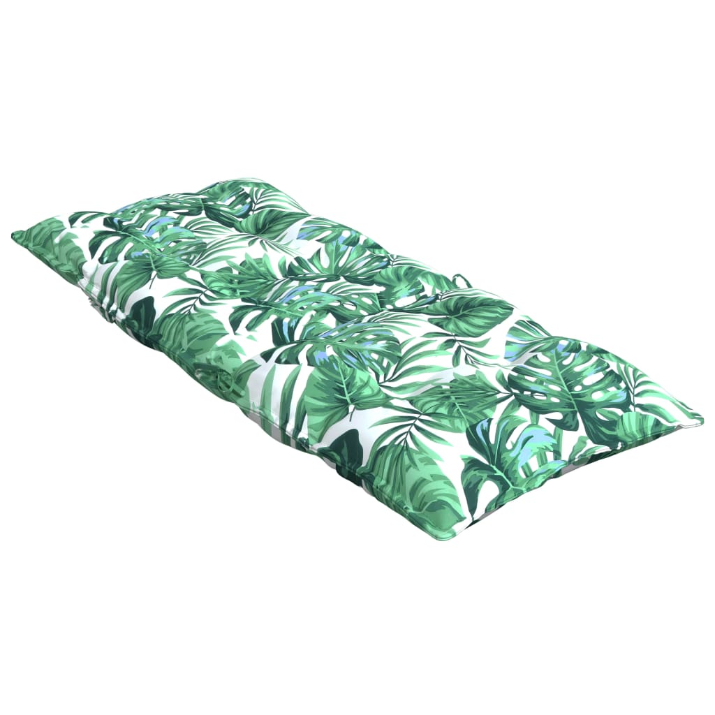 vidaXL Perne de scaun spătar înalt, 2 buc, model frunze, textil Oxford