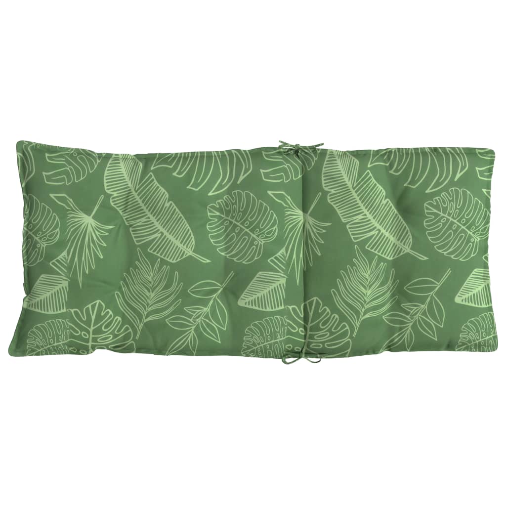 vidaXL Perne de scaun spătar înalt, 2 buc, model frunze, textil Oxford