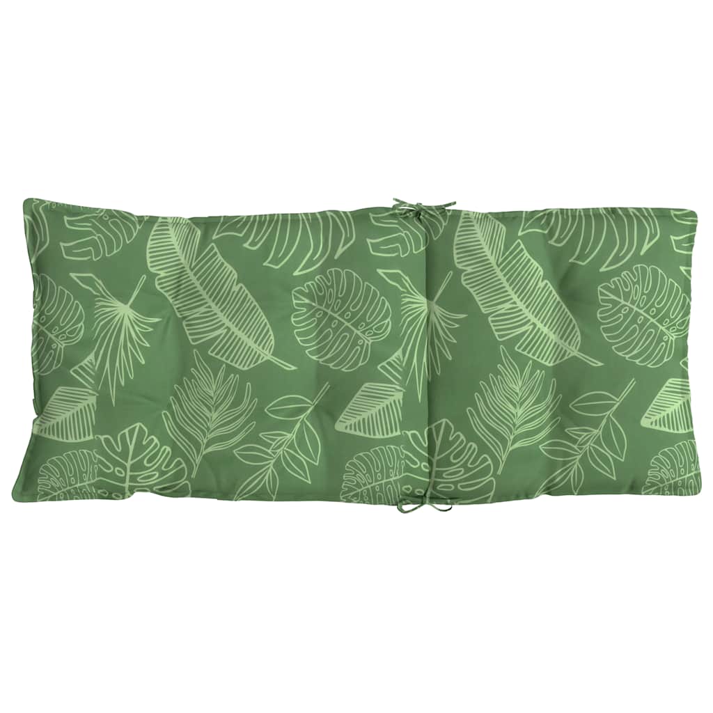 vidaXL Perne de scaun spătar înalt, 4 buc, model frunze, textil Oxford