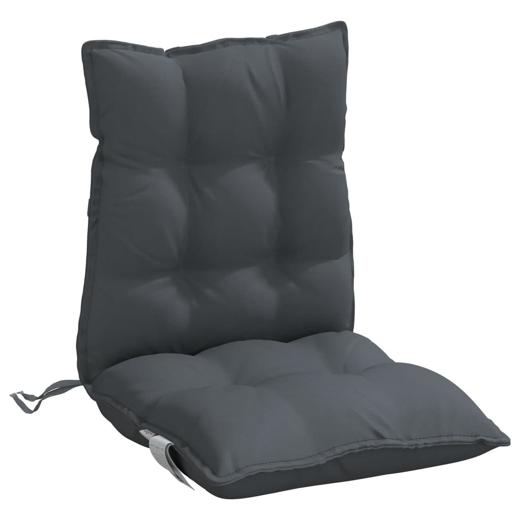 vidaXL Perne scaun cu spătar mic, 6 buc., antracit, textil oxford