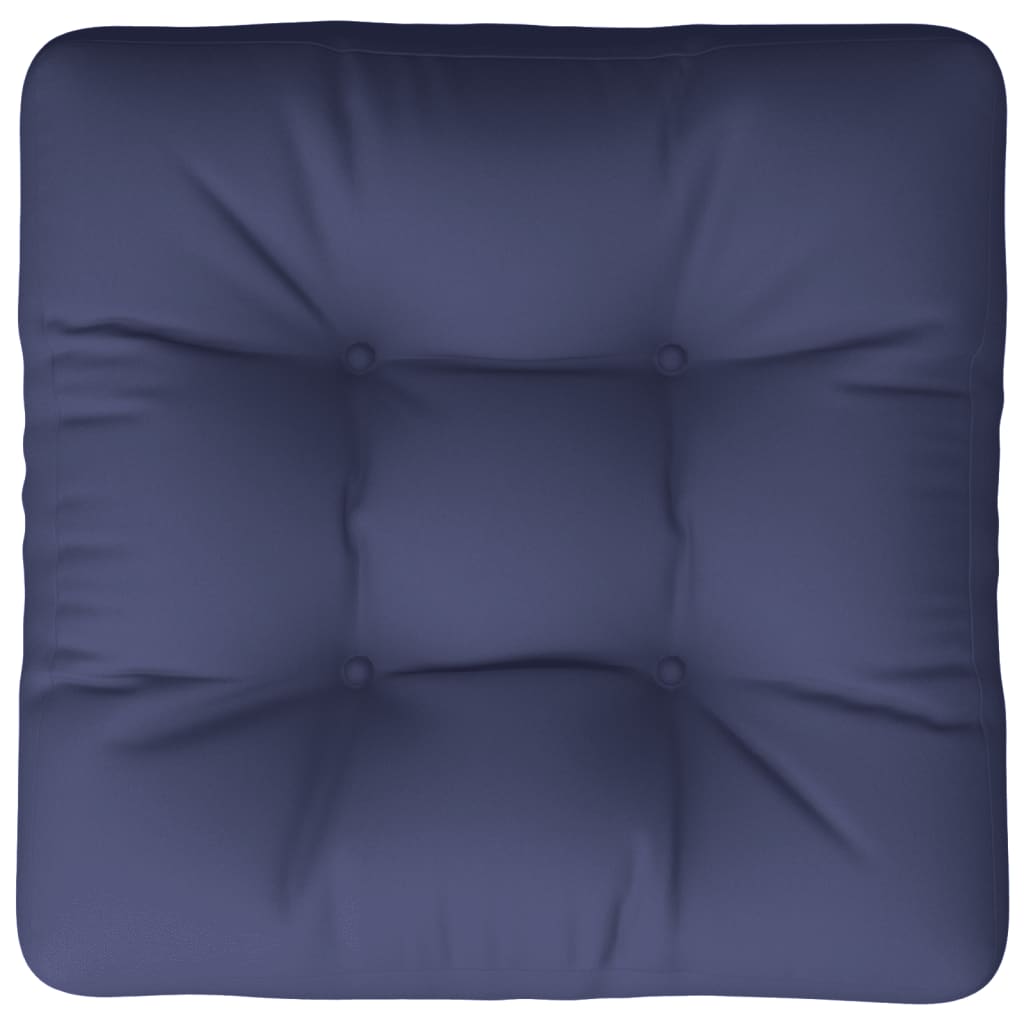 vidaXL Pernă pentru paleți, bleumarin, 60x60x12 cm, textil