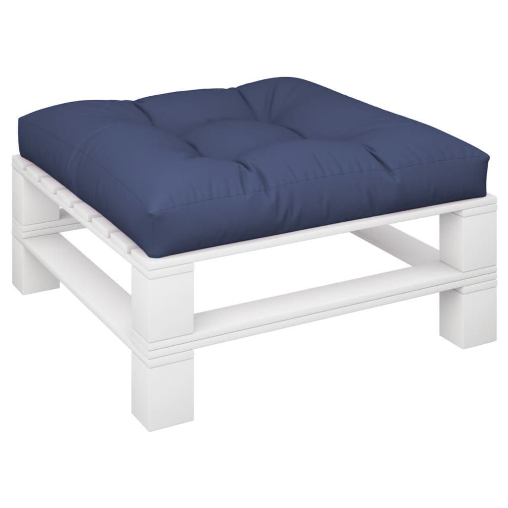 vidaXL Pernă pentru paleți, bleumarin, 70x70x12 cm, textil