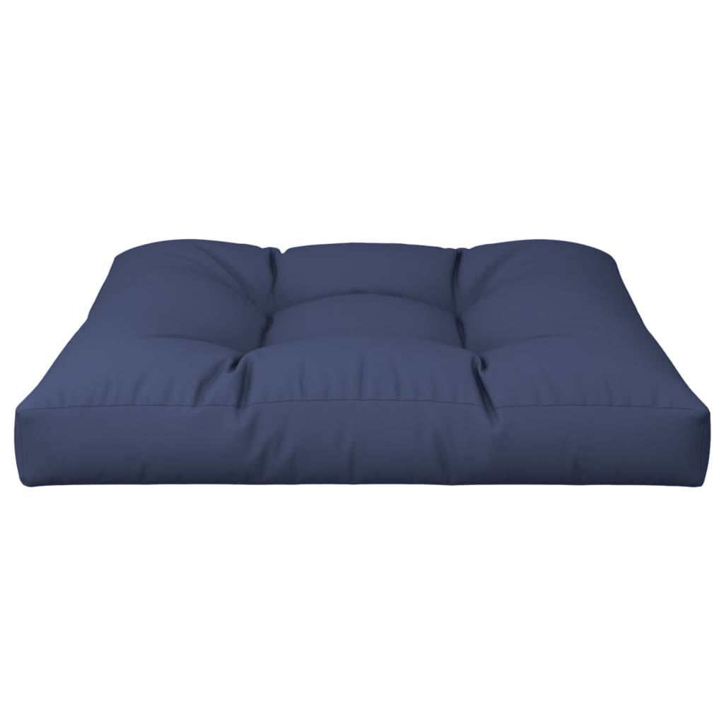 vidaXL Pernă pentru paleți, bleumarin, 70x70x12 cm, textil