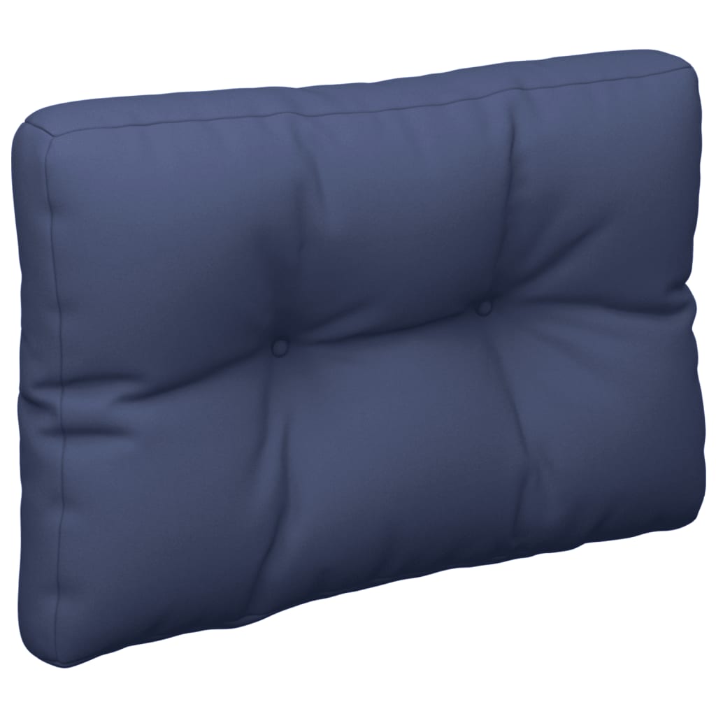 vidaXL Set pernă de paleți, bleumarin, 60x40x12 cm, material textil vidaXL Set pernă de paleți, bleumarin, 60x40x12 cm, material textil