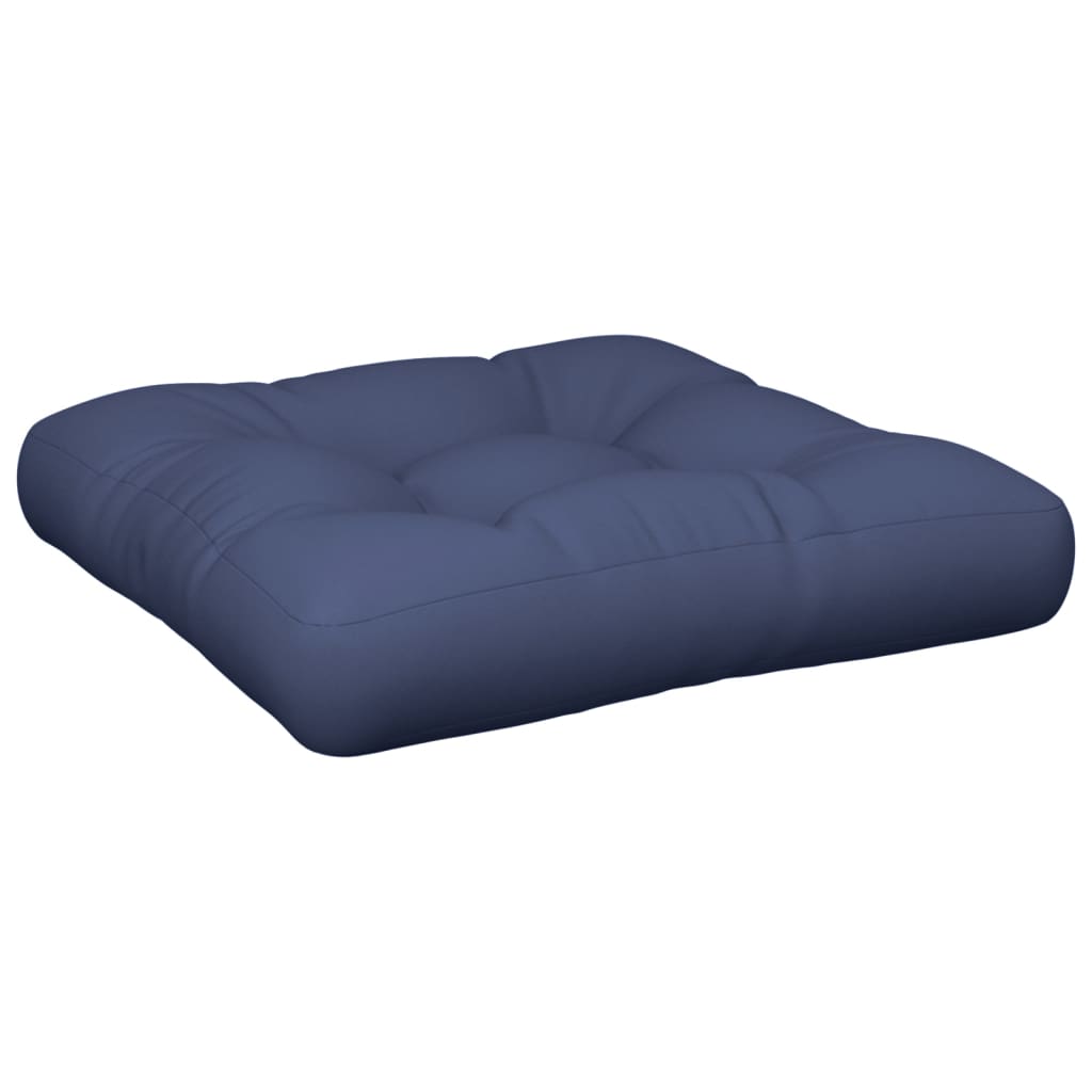 vidaXL Set pernă de paleți, bleumarin, 60x40x12 cm, material textil vidaXL Set pernă de paleți, bleumarin, 60x40x12 cm, material textil