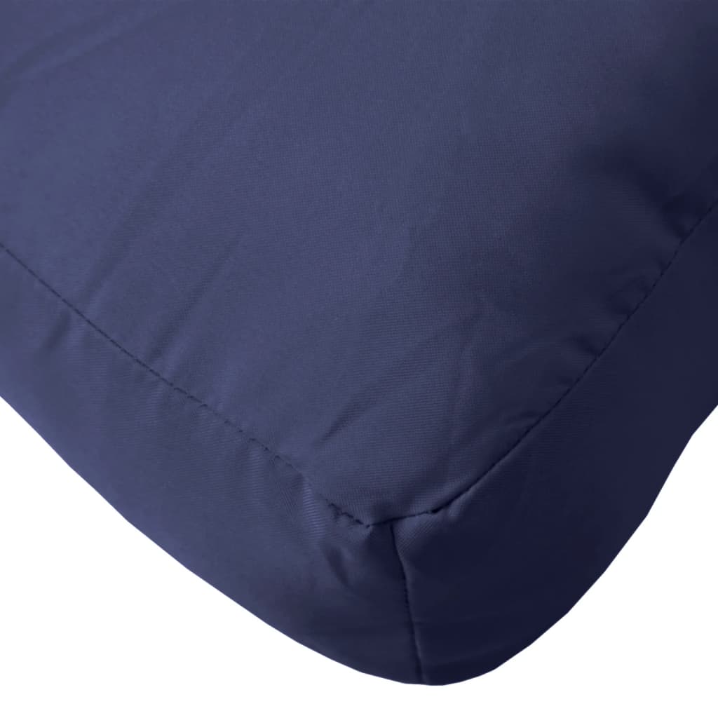 vidaXL Set pernă de paleți, bleumarin, 60x40x12 cm, material textil vidaXL Set pernă de paleți, bleumarin, 60x40x12 cm, material textil
