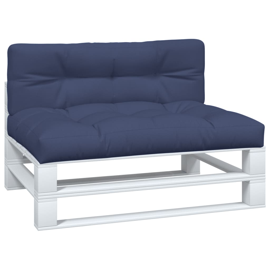 vidaXL Perne de paleți, 2 buc., bleumarin, material textil