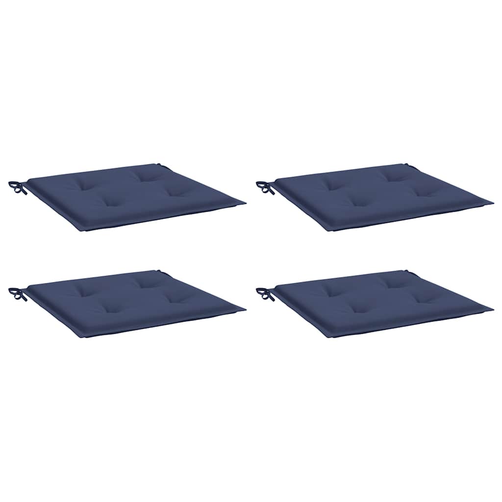 vidaXL Perne pentru paleți 4 buc. bleumarin, 40x40x4 cm, textil Oxford