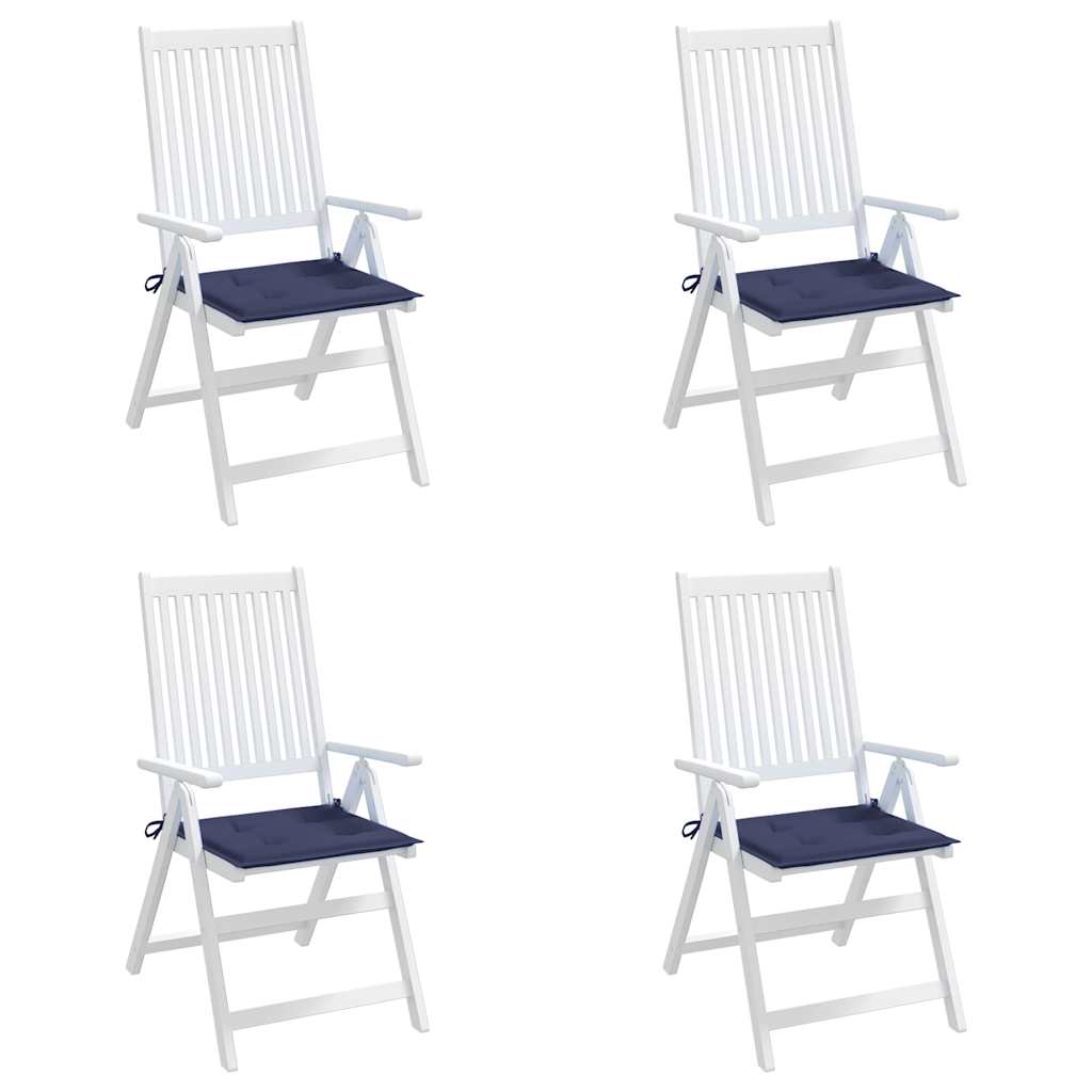 vidaXL Perne pentru paleți 4 buc. bleumarin, 40x40x4 cm, textil Oxford