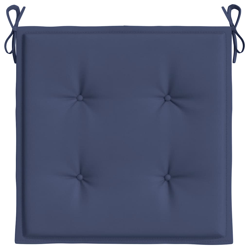 vidaXL Perne pentru paleți 2 buc. bleumarin, 50x50x4 cm, textil Oxford