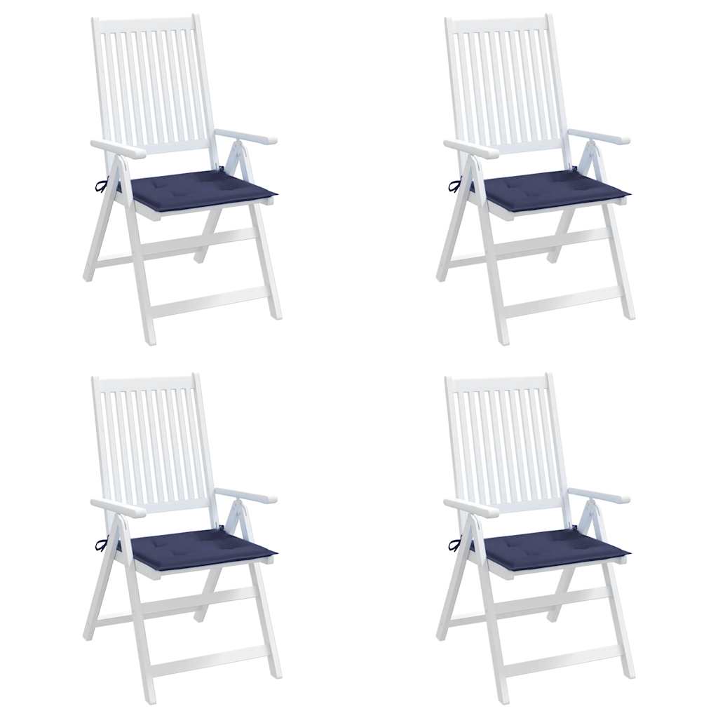 vidaXL Perne pentru paleți 4 buc. bleumarin, 50x50x4 cm, textil Oxford