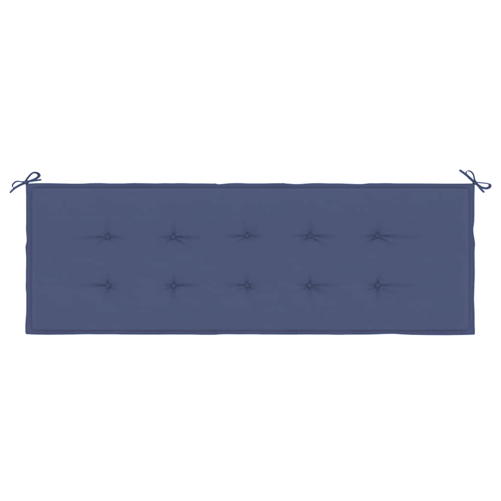 vidaXL Pernă de bancă de grădină bleumarin, 150x50x4 cm, textil Oxford