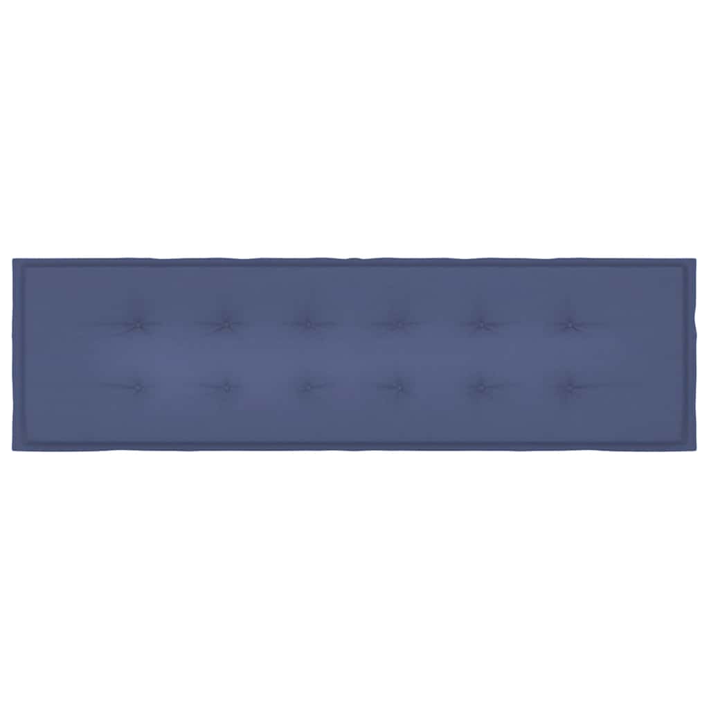 vidaXL Pernă de bancă de grădină bleumarin, 180x50x4 cm, textil oxford
