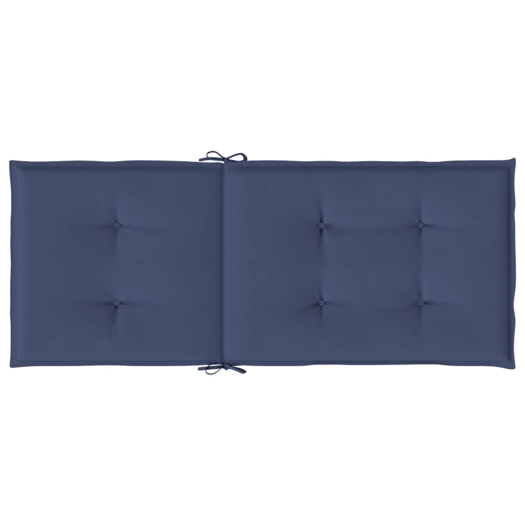 vidaXL Perne scaune cu spătar înalt, 6 buc., bleumarin, textil vidaXL Perne scaune cu spătar înalt, 6 buc., bleumarin, textil
