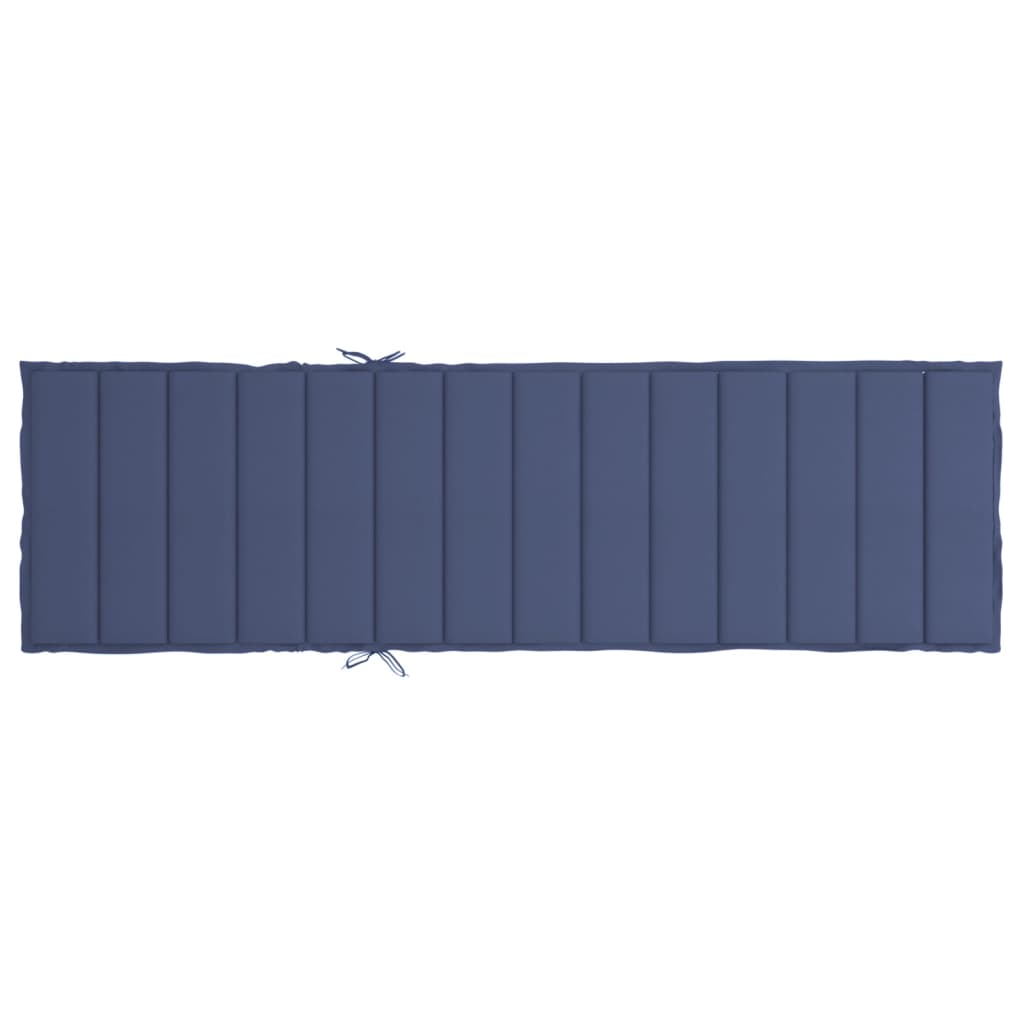 vidaXL Pernă de șezlong, bleumarin, textil oxford vidaXL Pernă de șezlong, bleumarin, textil oxford