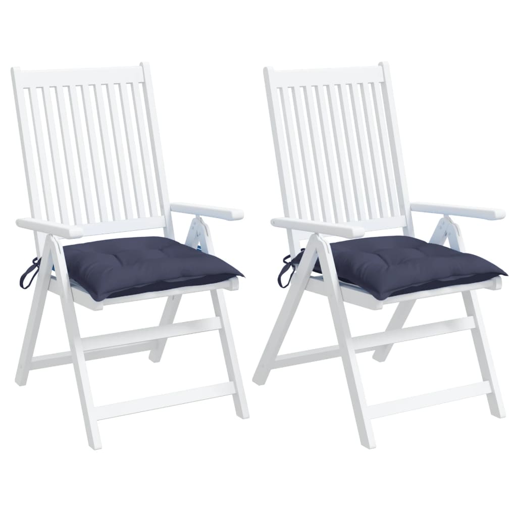 vidaXL Perne de scaun 2 buc. bleumarin 50x50x7 cm textil oxford vidaXL Perne de scaun 2 buc. bleumarin 50x50x7 cm textil oxford