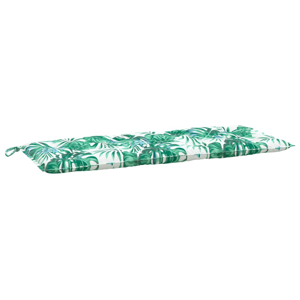 vidaXL Pernă bancă de grădină model frunze, 120x50x7 cm, textil oxford vidaXL Pernă bancă de grădină model frunze, 120x50x7 cm, textil oxford