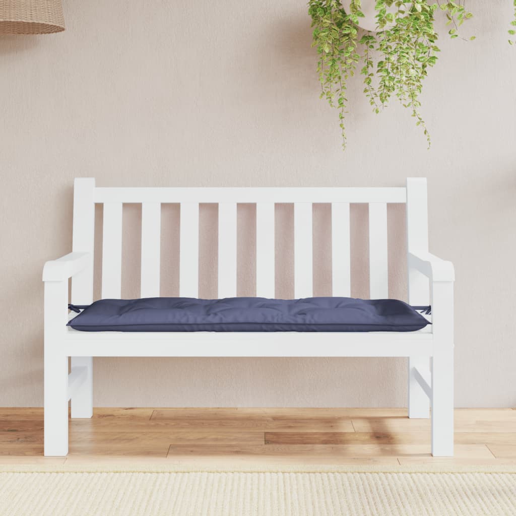 vidaXL Pernă bancă de grădină, bleumarin, 120x50x7cm, textil oxford vidaXL Pernă bancă de grădină, bleumarin, 120x50x7cm, textil oxford