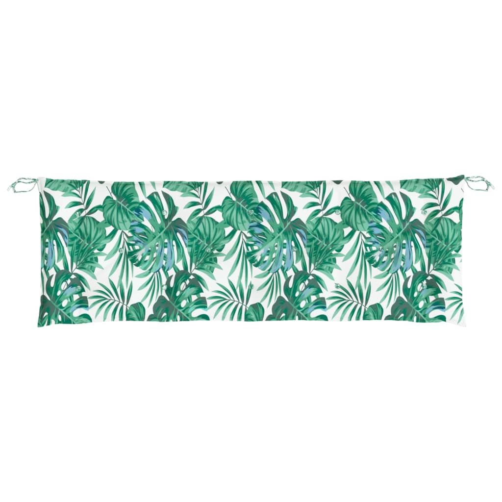 vidaXL Pernă bancă de grădină model frunze, 150x50x7 cm, textil oxford vidaXL Pernă bancă de grădină model frunze, 150x50x7 cm, textil oxford