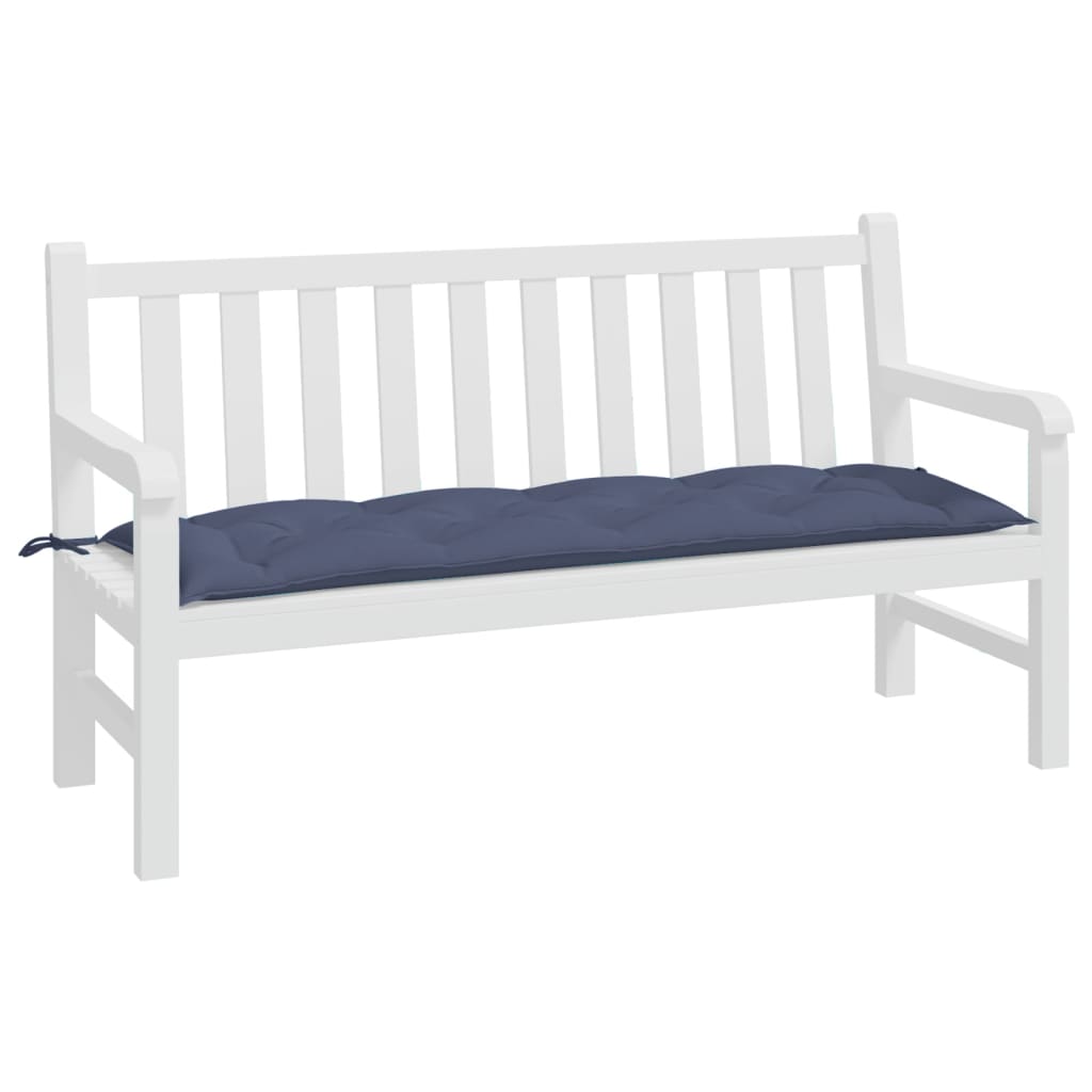vidaXL Pernă bancă de grădină, bleumarin, 150x50x7cm, textil oxford