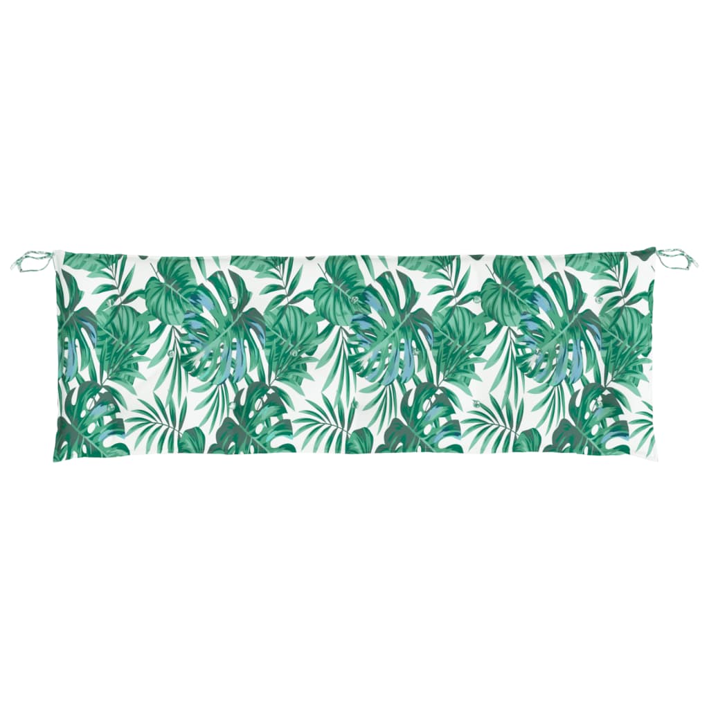 vidaXL Pernă bancă de grădină 2 buc., model frunze, 150x50x7cm, textil vidaXL Pernă bancă de grădină 2 buc., model frunze, 150x50x7cm, textil